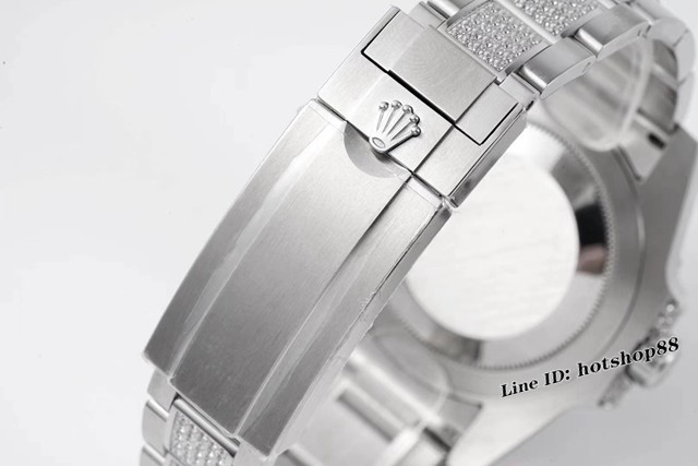 劳力士手表 Rolex绿幽灵 劳力士SUB潜航者后镶钻定制版复刻男表 gjs3212